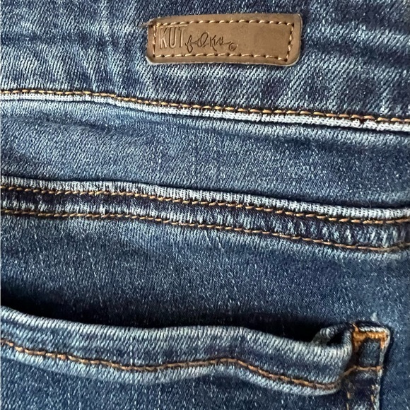 Kut From The Kloth Toothpick Skinny, High Rise, Med wash, size 14S, blue jeans. - Picture 13 of 14